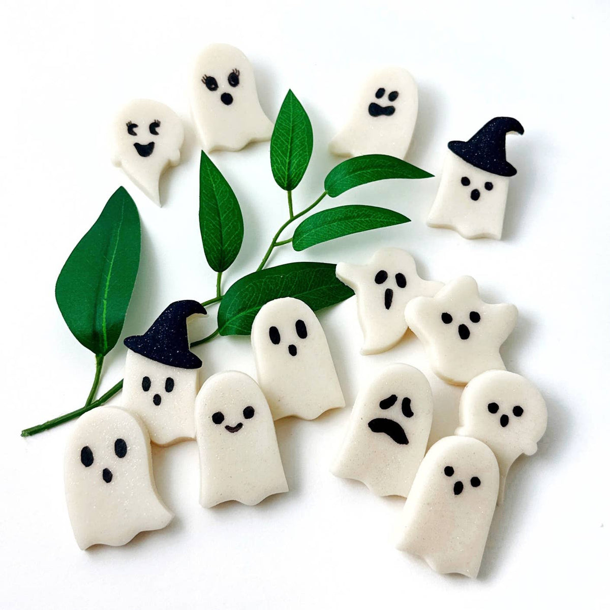 marzipops - Gourmet Marzipan Halloween Glitter Ghost Candy