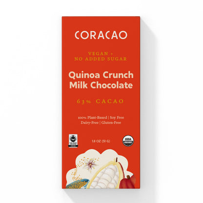 Coracao & Endorfin Chocolate - Quinoa Crunch Milk Chocolate