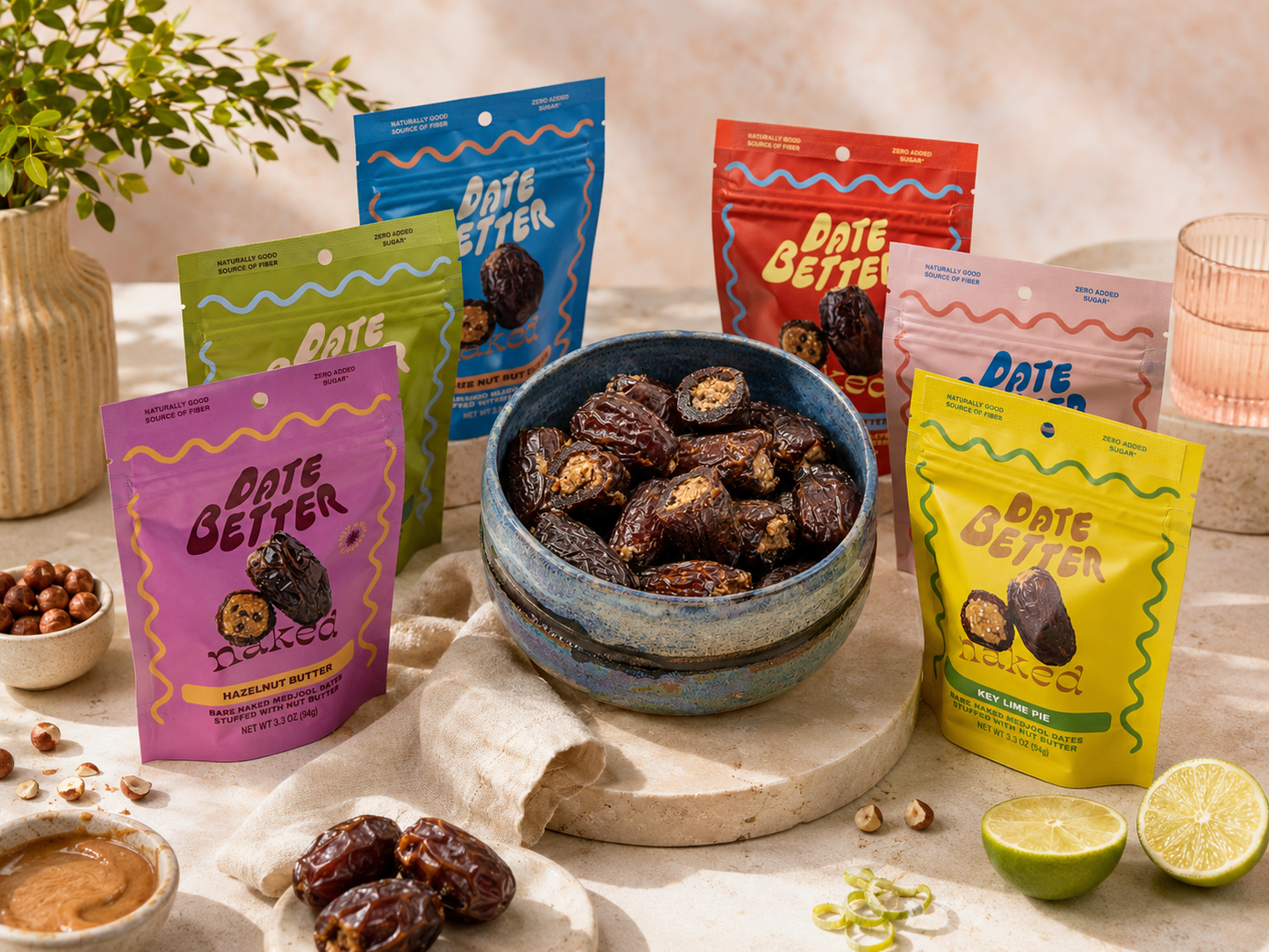 Date Better Snacks - Hazelnut Butter- Naked