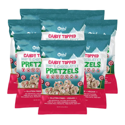 No Whey Foods - Candied White Chocolate Pretzels (10 Units) - Allergy Friend