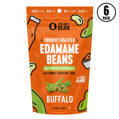 The Only Bean - Crunchy Roasted Edamame Buffalo - 4oz