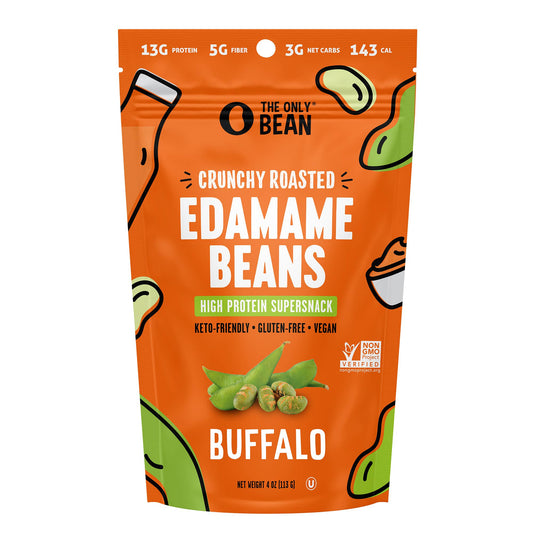 The Only Bean - Crunchy Roasted Edamame Buffalo - 4oz