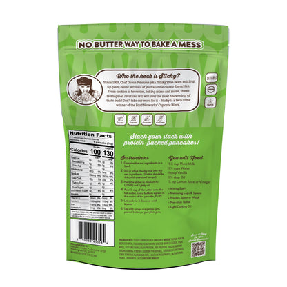 Baked by Sticky - High-Protein Vegan Pancake Mix, 9g Plant Protein, Kosher