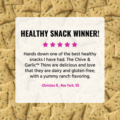 Every Body Eat® - Chive & Garlic Snack Thins 4oz