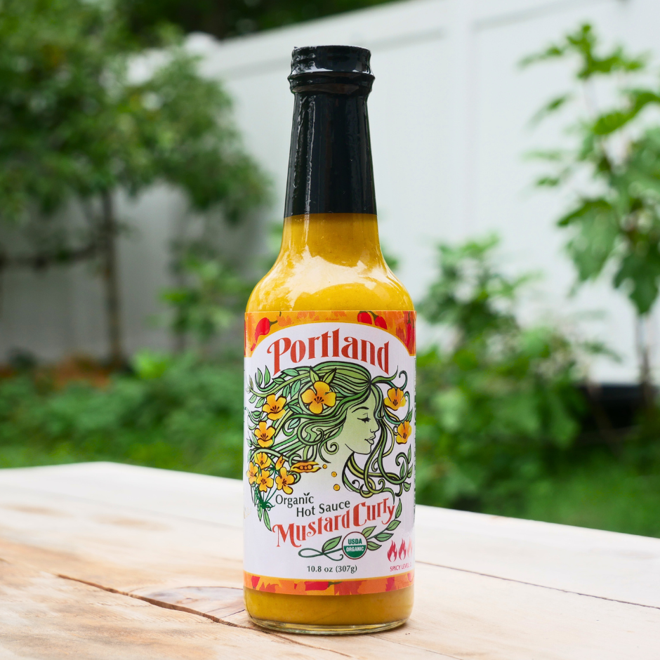 Portlandia Foods - Organic Hot Sauce Mustard Curry