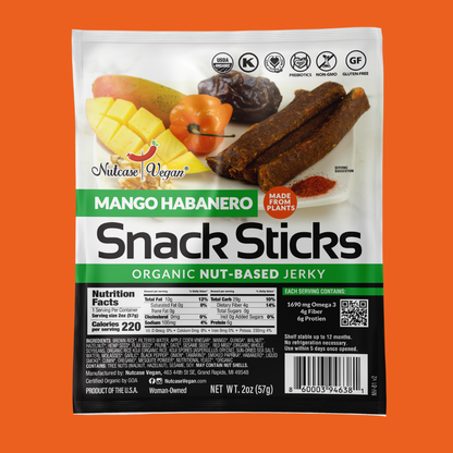 Nutcase Vegan - Mango Habanero Jerky Stick