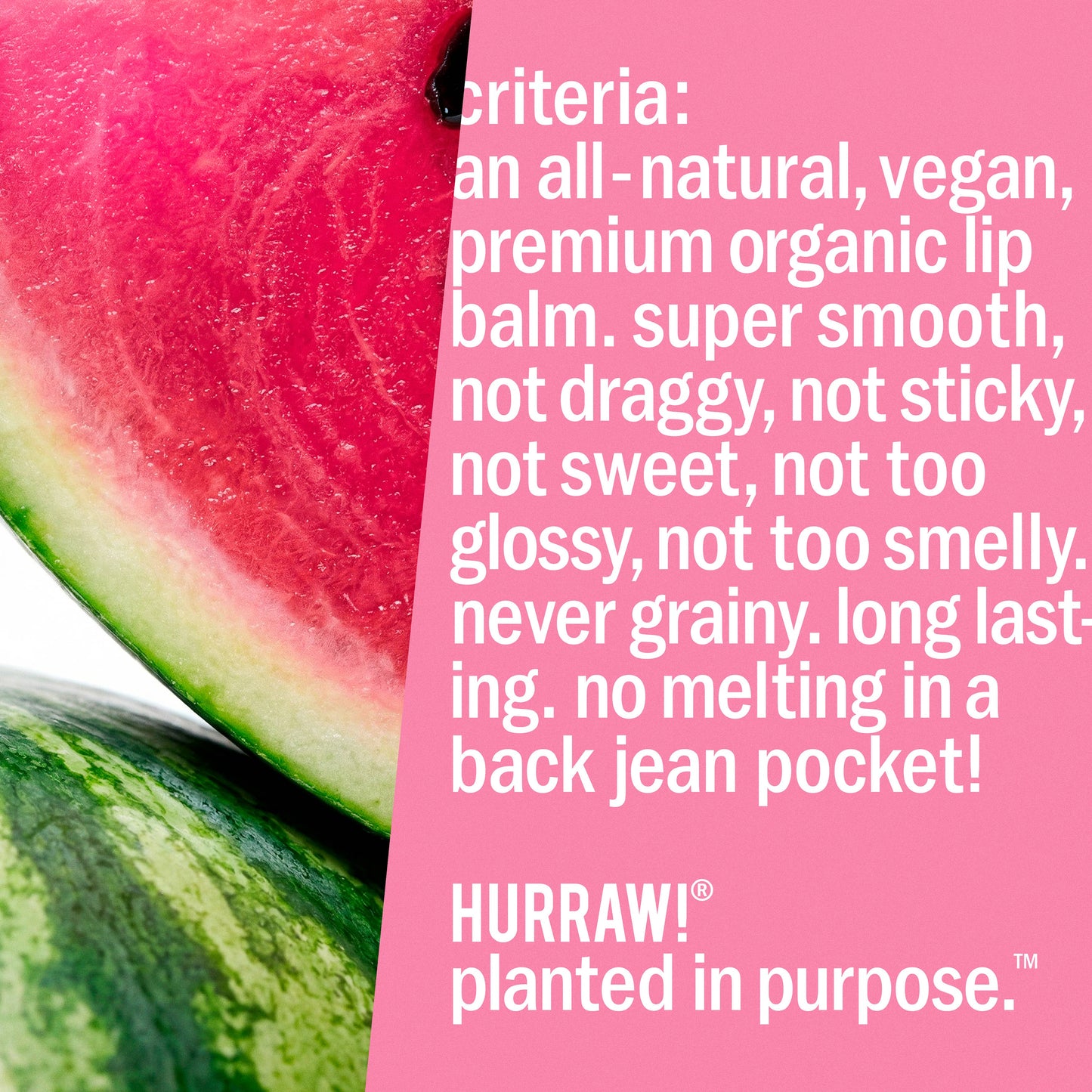 Hurraw! Balm - Hurraw! Watermelon Lip Balm