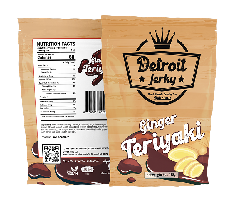 Detroit Jerky - Ginger Teriyaki