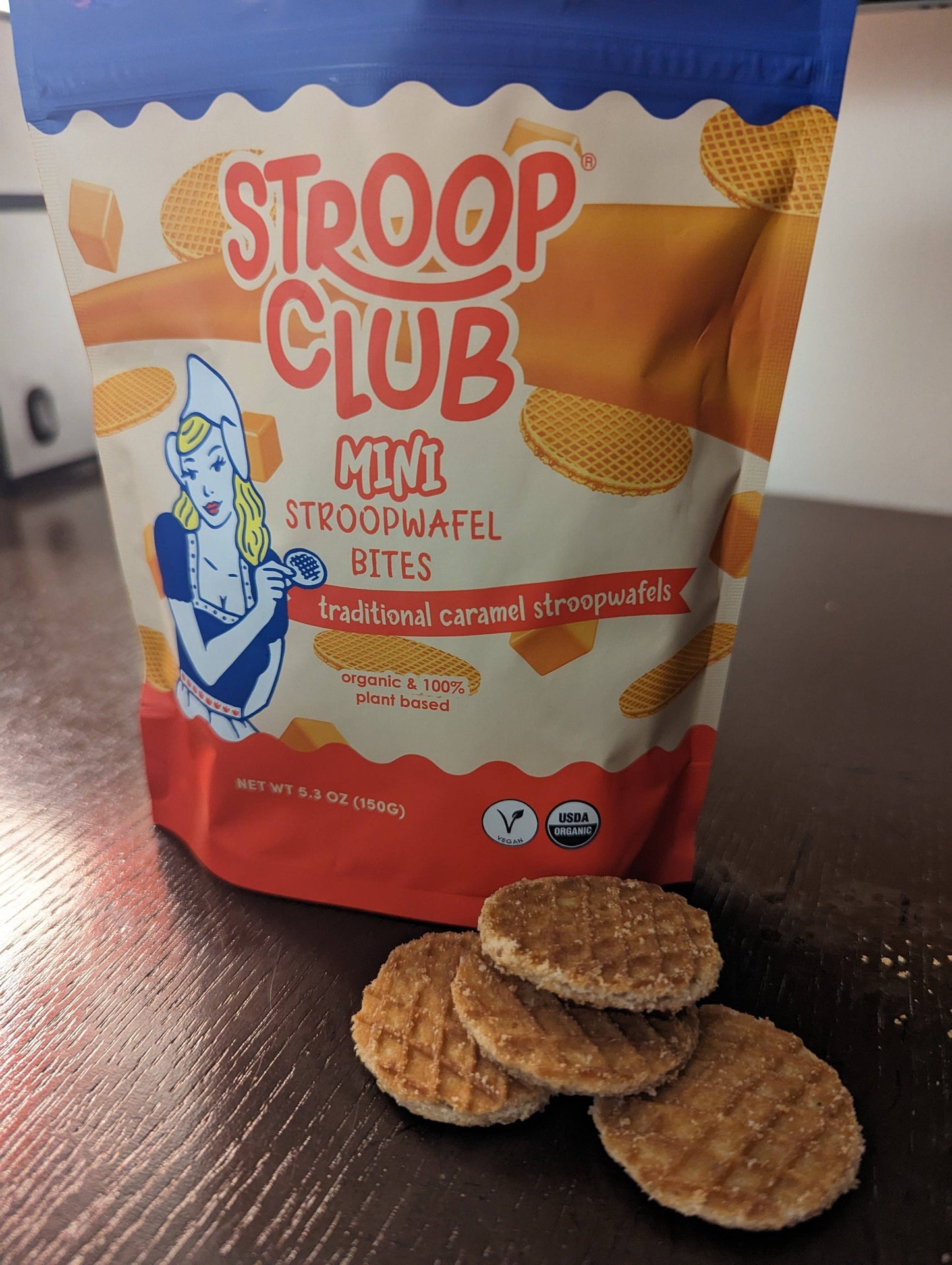Stroop Club - Mini Traditional Caramel Organic and Plant Based Stroopwafel