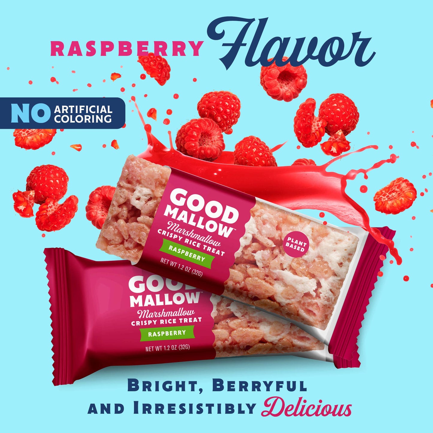 Snackatere - Vegan Rice Crispy Treats Individually Wrapped Box of 8: Vanilla
