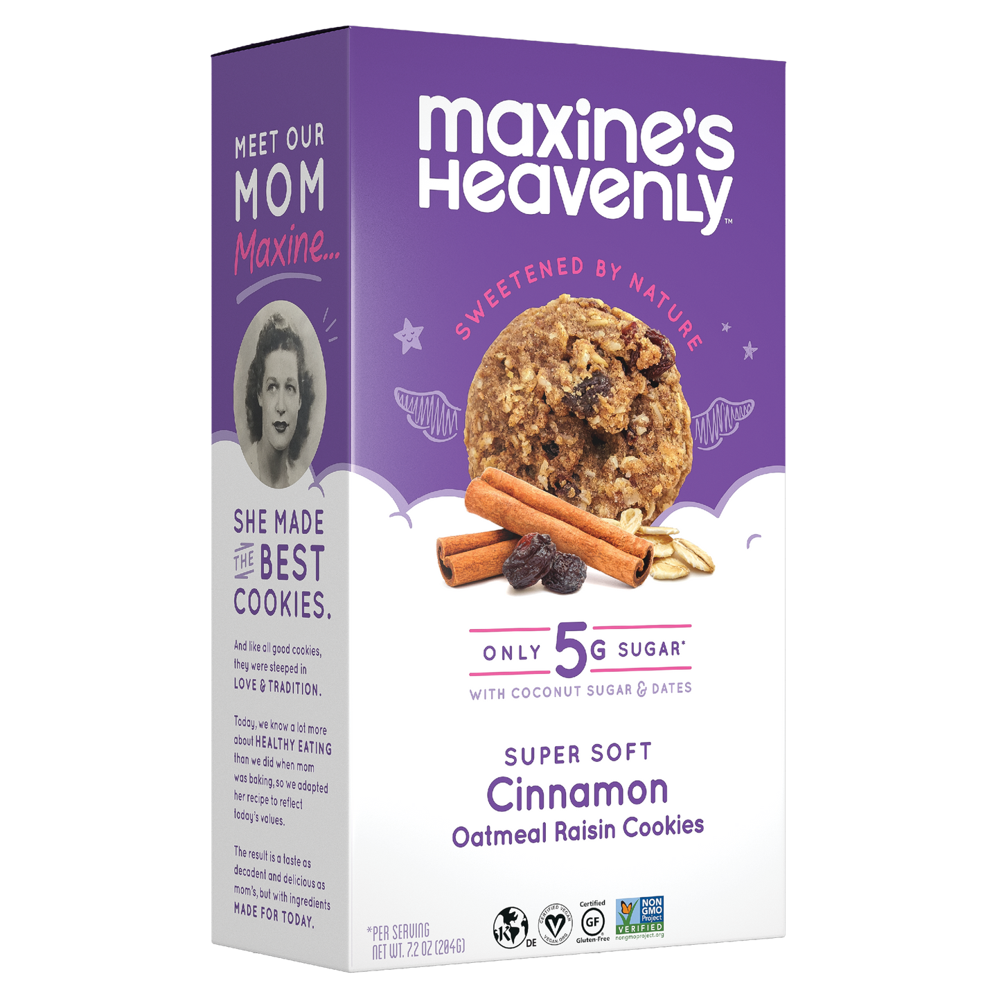 Maxine's Heavenly - Soft Baked Cinnamon Oatmeal Raisin Cookies