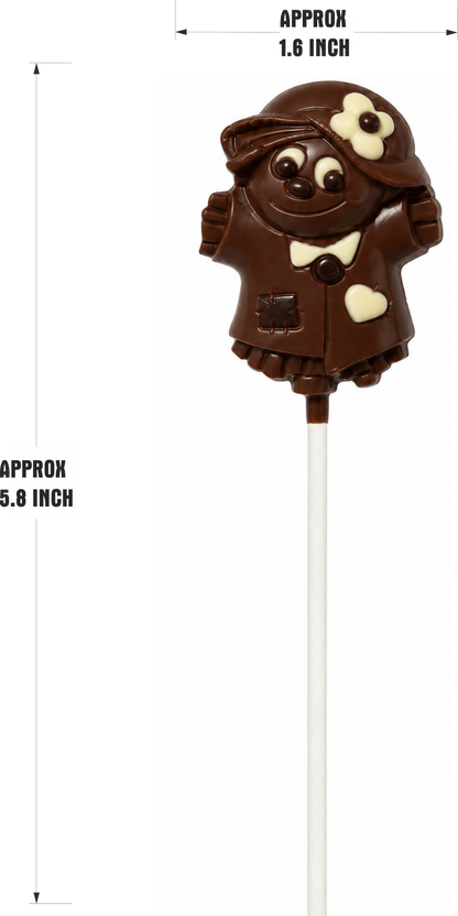 No Whey Foods - Halloween Cute Scarecrow Lollipop - Wholesale (12 Pops) - Al