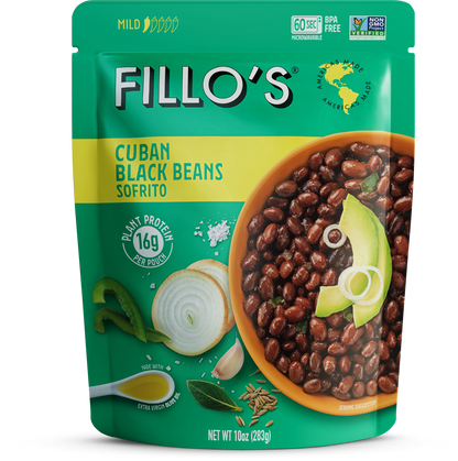 FILLO'S - Cuban Black Beans, Ready-to-Eat