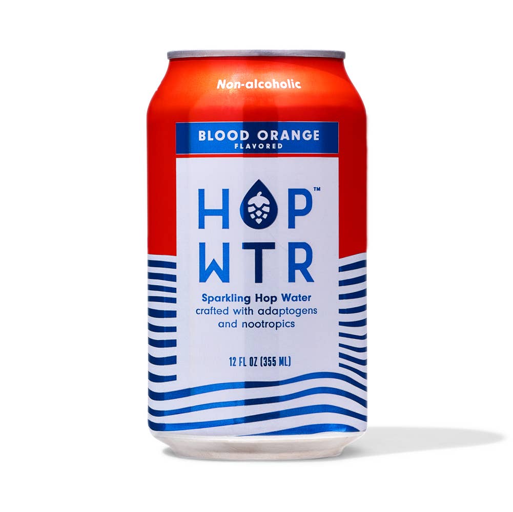 HOPWTR  - Blood Orange Sparkling Hop Water