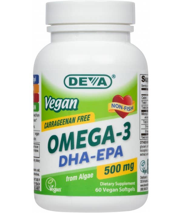 Deva Nutrition - Vegan DHA-EPA 500 mg potency (carrageenan-free)