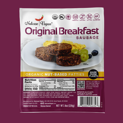 Nutcase Vegan - Breakfast Sausage Patties