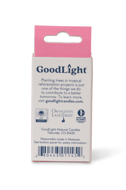 GoodLight Natural Candles - Vegan Birthday Candles | 12-Count Box: Pastel