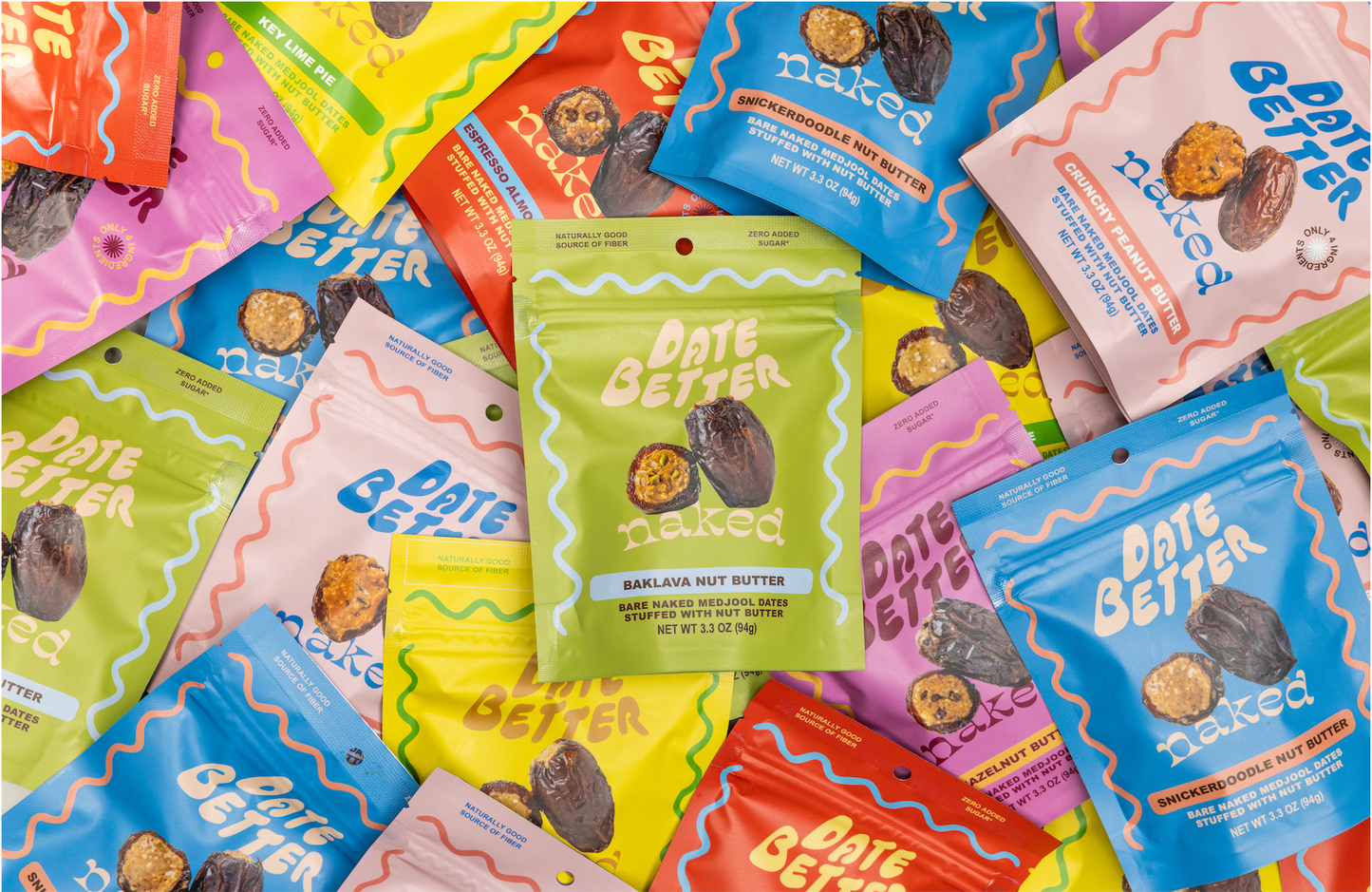 Date Better Snacks - Peanut Butter Crunch-  Naked Version