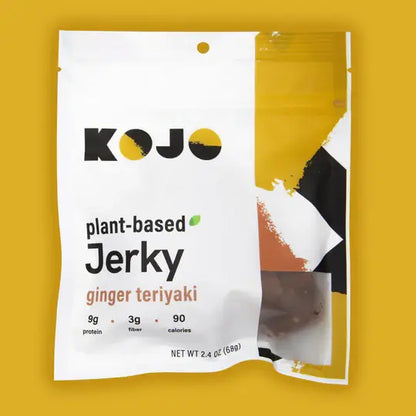 Kojo Jerky - Kojo Vegan Jerky Ginger Teriyaki Plant-Based Jerky - 2.4 oz