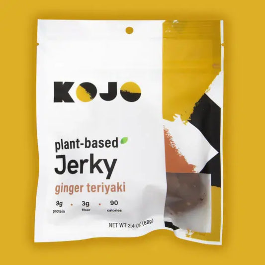 Kojo Jerky - Kojo Vegan Jerky Ginger Teriyaki Plant-Based Jerky - 2.4 oz