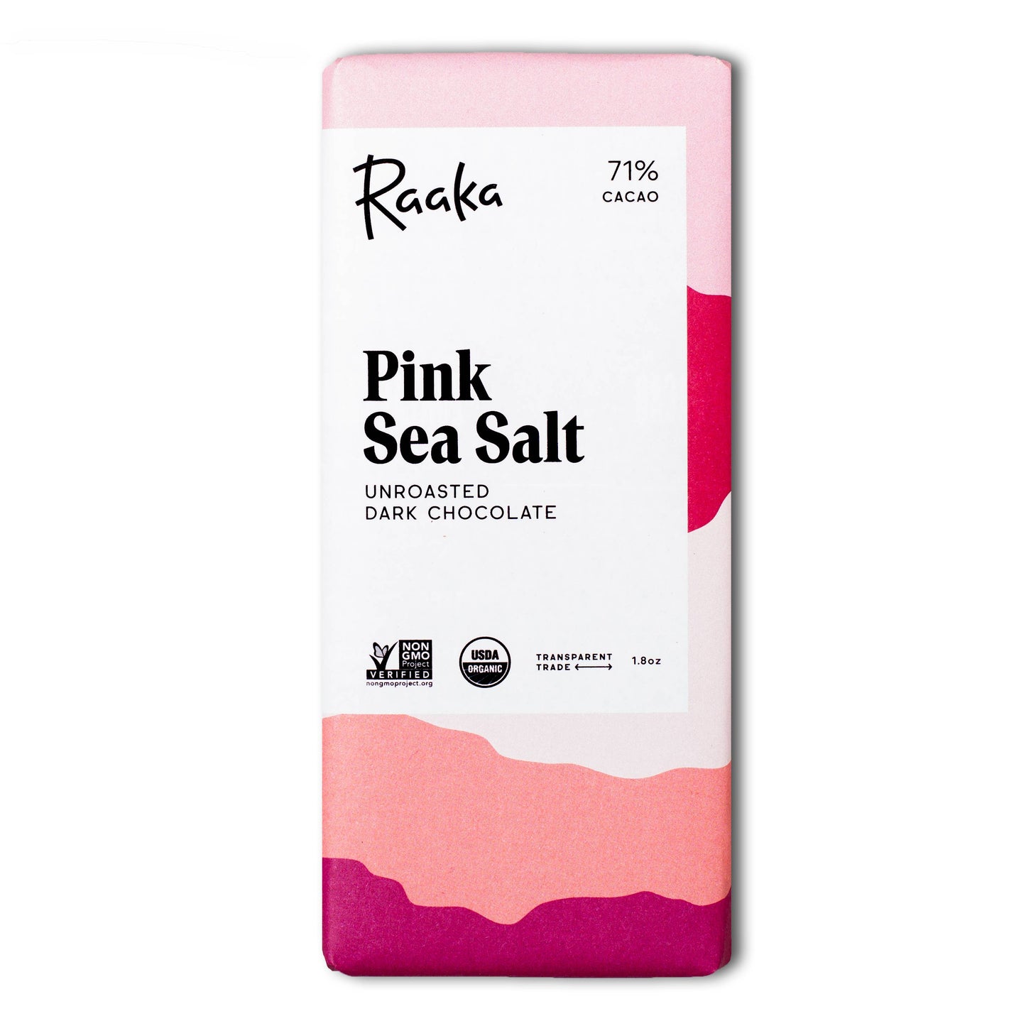 Raaka Chocolate - Pink Sea Salt Chocolate Bar