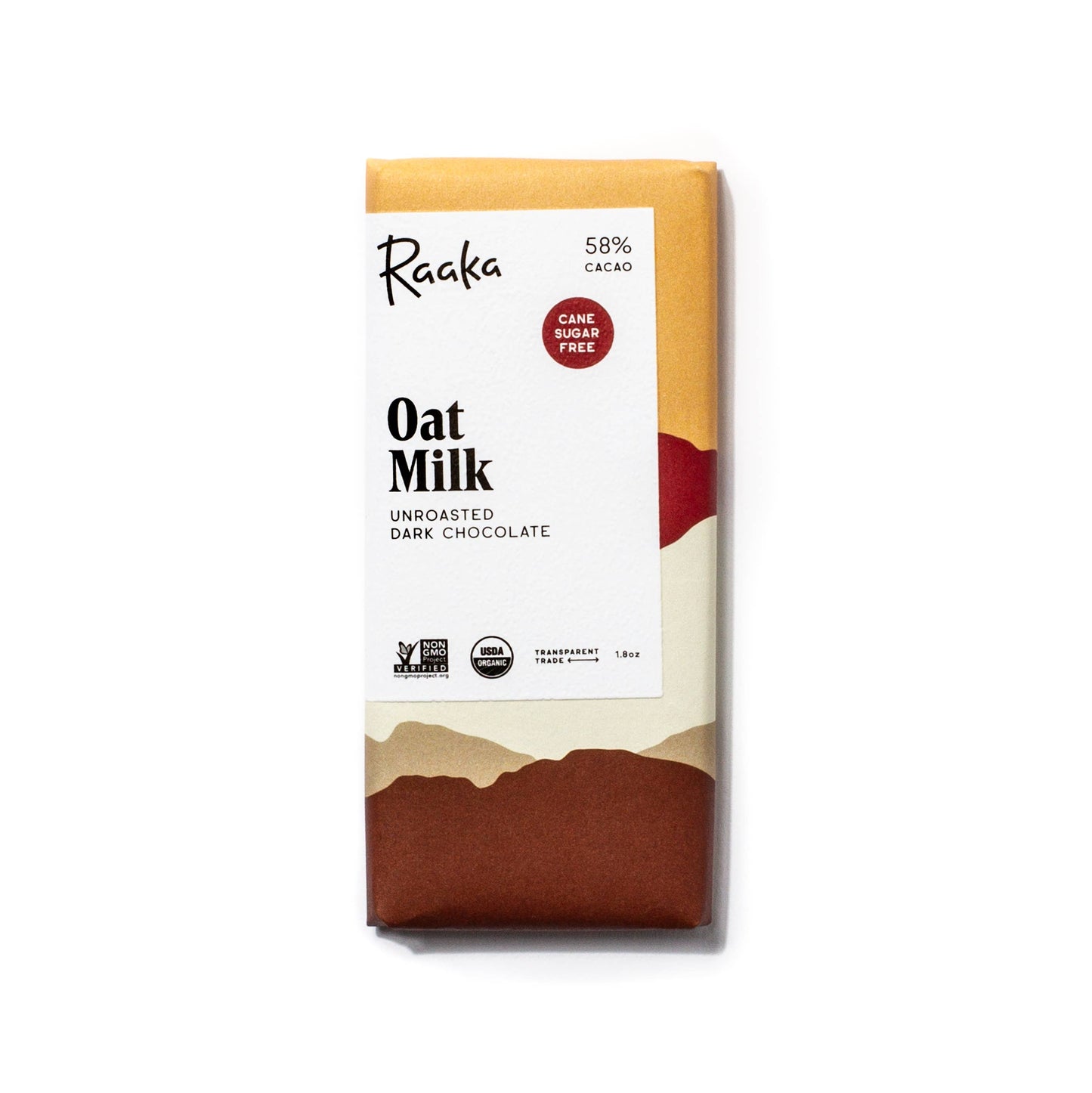 Raaka Chocolate - Oat Milk Chocolate Bar