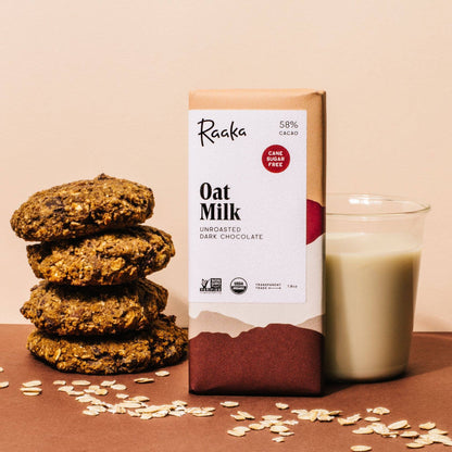 Raaka Chocolate - Oat Milk Chocolate Bar
