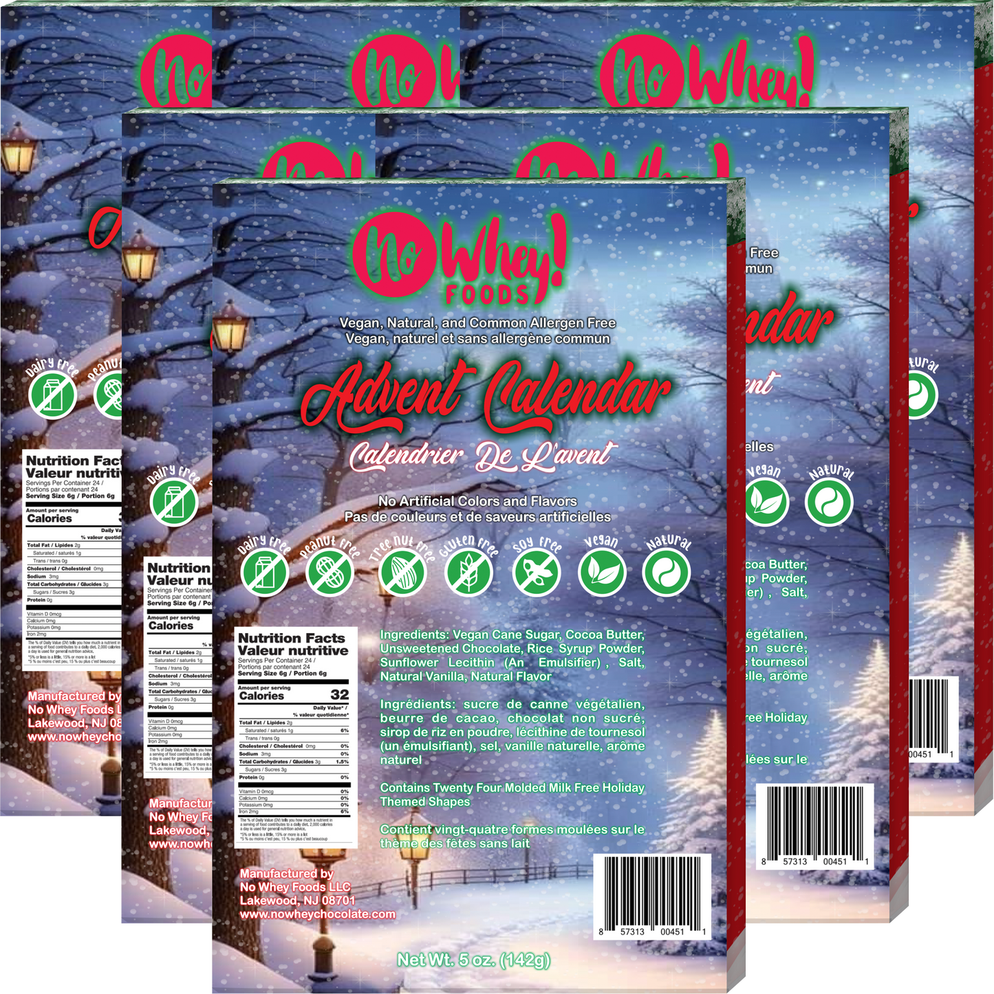 No Whey Foods - Vegan Advent Calendar Wholesale (6 Units)