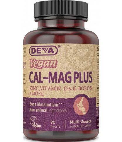 Deva Nutrition - Vegan Calcium-magnesium Plus