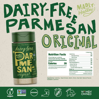 Madly Hadley - Dairy-Free Grated Parmesan
