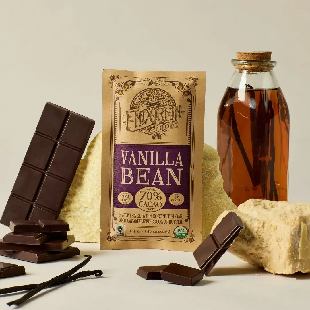 Endorfin Vanilla Bean Dark Chocolate Bar