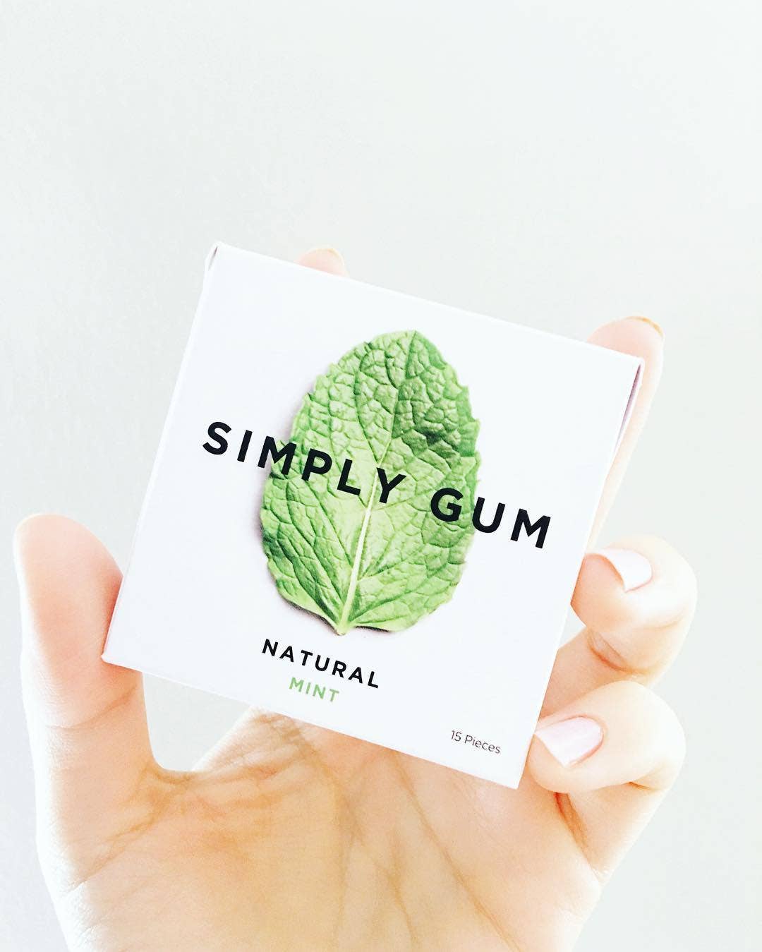 Simply Gum - Peppermint Chewing Gum - Natural + Plastic-Free