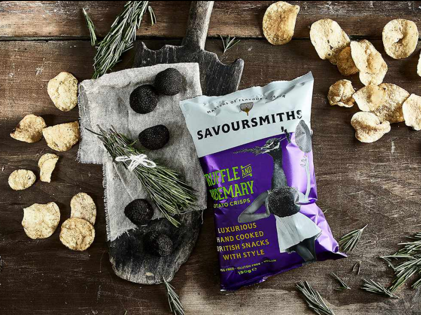 Savoursmiths - Truffle and Rosemary Potato Crisps 5.29oz