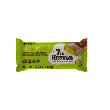 7th Heaven Chocolate - Oat Milk Dubai Style Pistachio and Kadayif Minis Pouch Vegan
