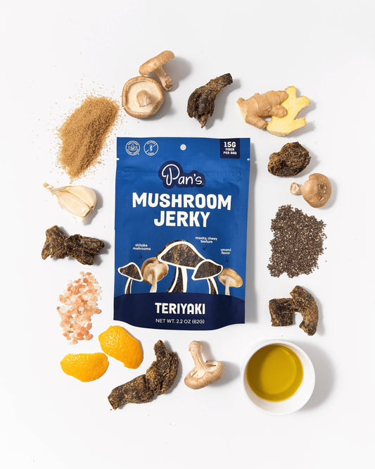 Pan's Mushroom Jerky  - 2.2oz Teriyaki