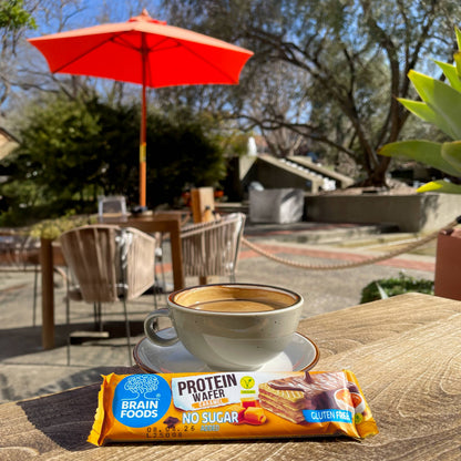 BRAIN FOODS - Caramel Protein Wafers