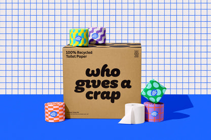 Who Gives a Crap - 100% Recycled Toilet Paper - Single Roll