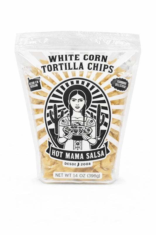 Hot Mama Salsa - White Corn Chips