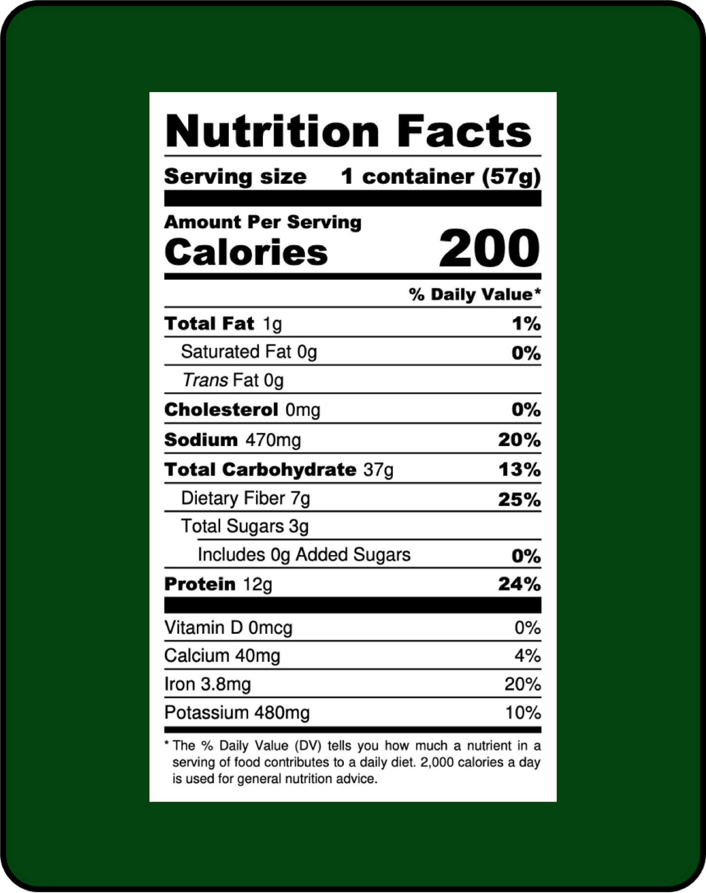 Lentiful - Mexican Green Chile Instant Lentils