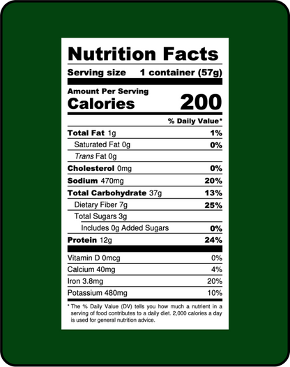 Lentiful - Mexican Green Chile Instant Lentils