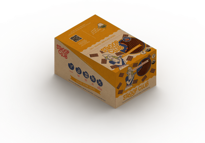 Stroop Club - Chocolate Caramel Organic & Plant-based  Stroopwafel 2-pack