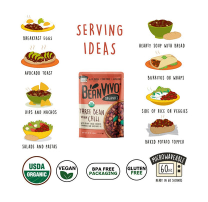 BeanVIVO Organics - Three Bean Vegan Chili