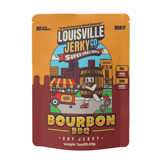 Louisville Brands - Vegan & Plant Based Small Batch Bourbon BBQ Jerky 3 oz