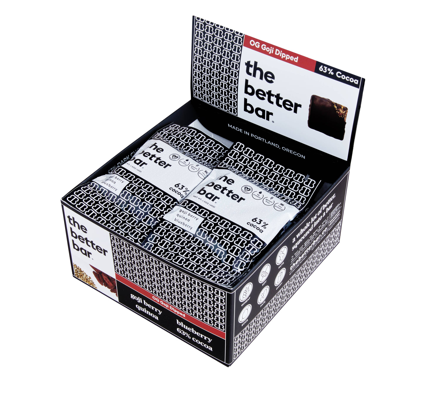 The Better Bar - 70% Organic Dark Chocolate Dipped Better Bar
