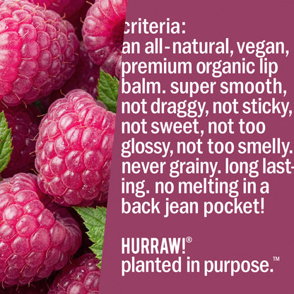 Hurraw! Balm - Hurraw! Raspberry Tinted Lip Balm