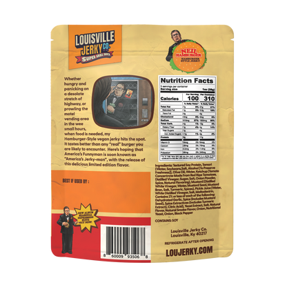 Louisville Brands - Vegan & Plant Based Small Batch Neil Hamburger Jerky 3 oz