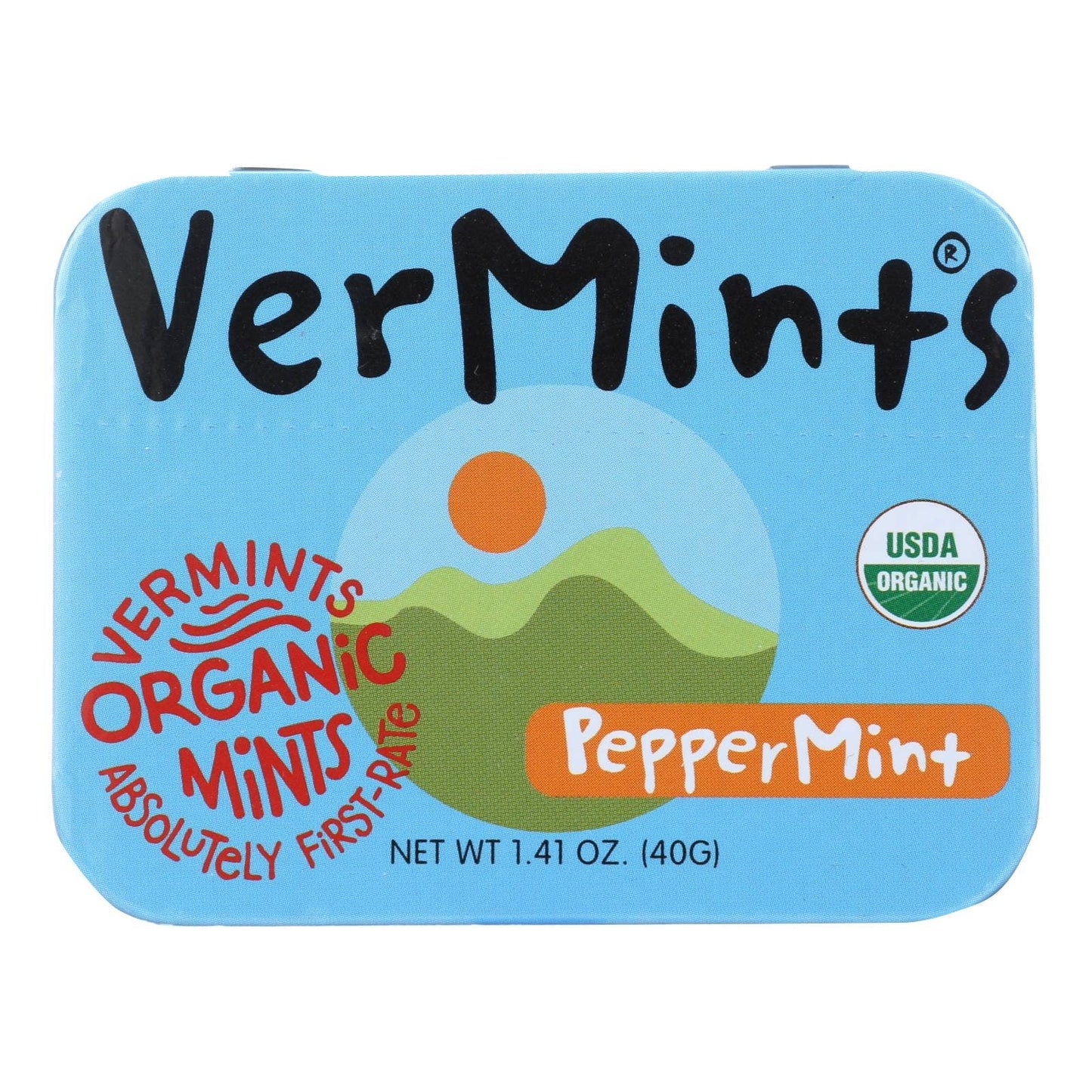 Vermints Breath Mints - All Natural - Peppermint