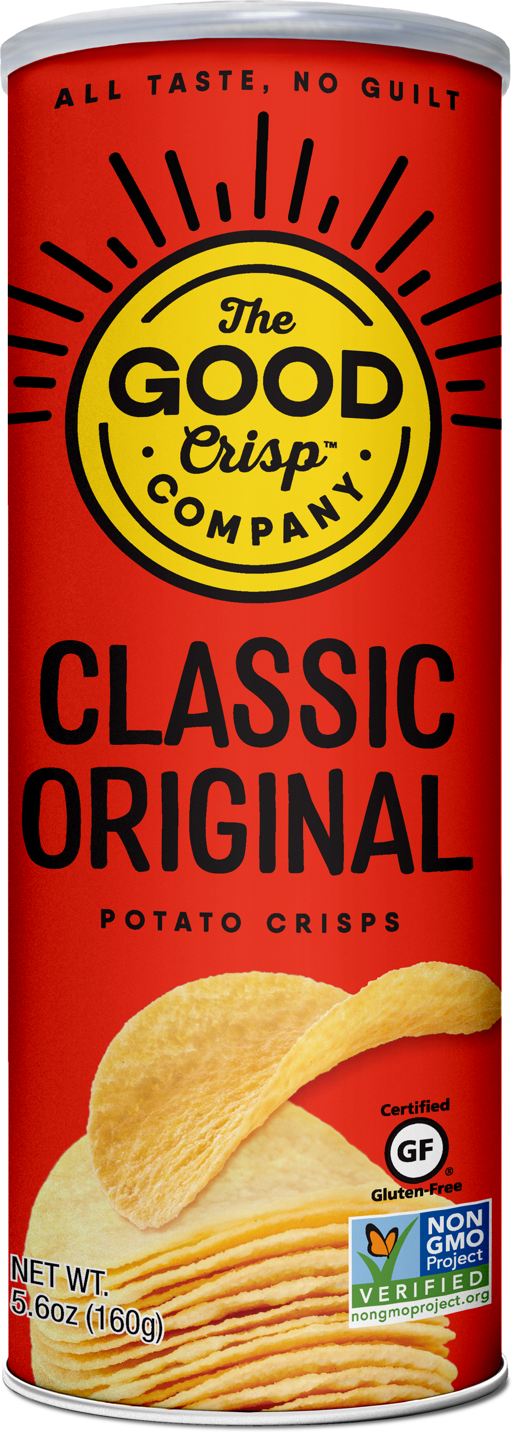 The Good Crisp Company - Classic Original Chips - 5.6oz Can