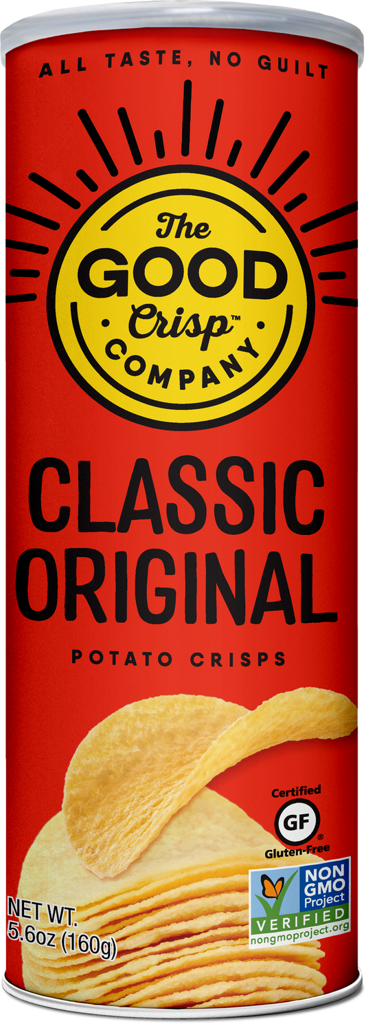 The Good Crisp Company - Classic Original Chips - 5.6oz Can