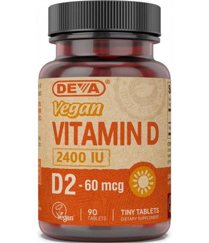 Deva Nutrition - Vegan Vitamin D - 2400 IU